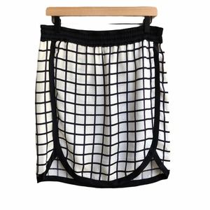 Isabel Marant Etoile Women's Silk Check Mini Skirt Size 36